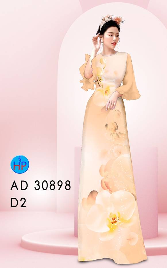Vải Áo Dài Hoa Lan AD 30898 48